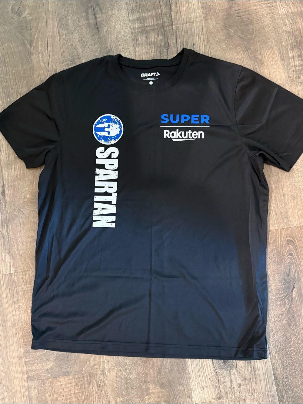 Men's Spartan Race finisher tee. Size XXL. 100% polyester. Never worn